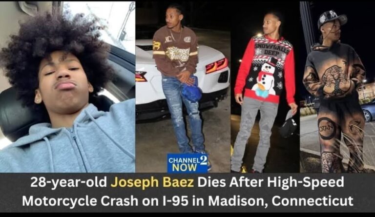 There are no legitimate local news or law enforcement records verifying that a fatal motorcycle accident involving an individual named Joseph R. Baez occurred in Providence, Rhode Island, or Madison, Connecticut